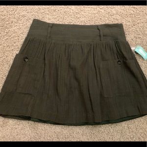 Hunter green skirt